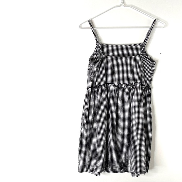 Urban Renewal Black White Gingham Plaid Mini Dress - Picture 5 of 10